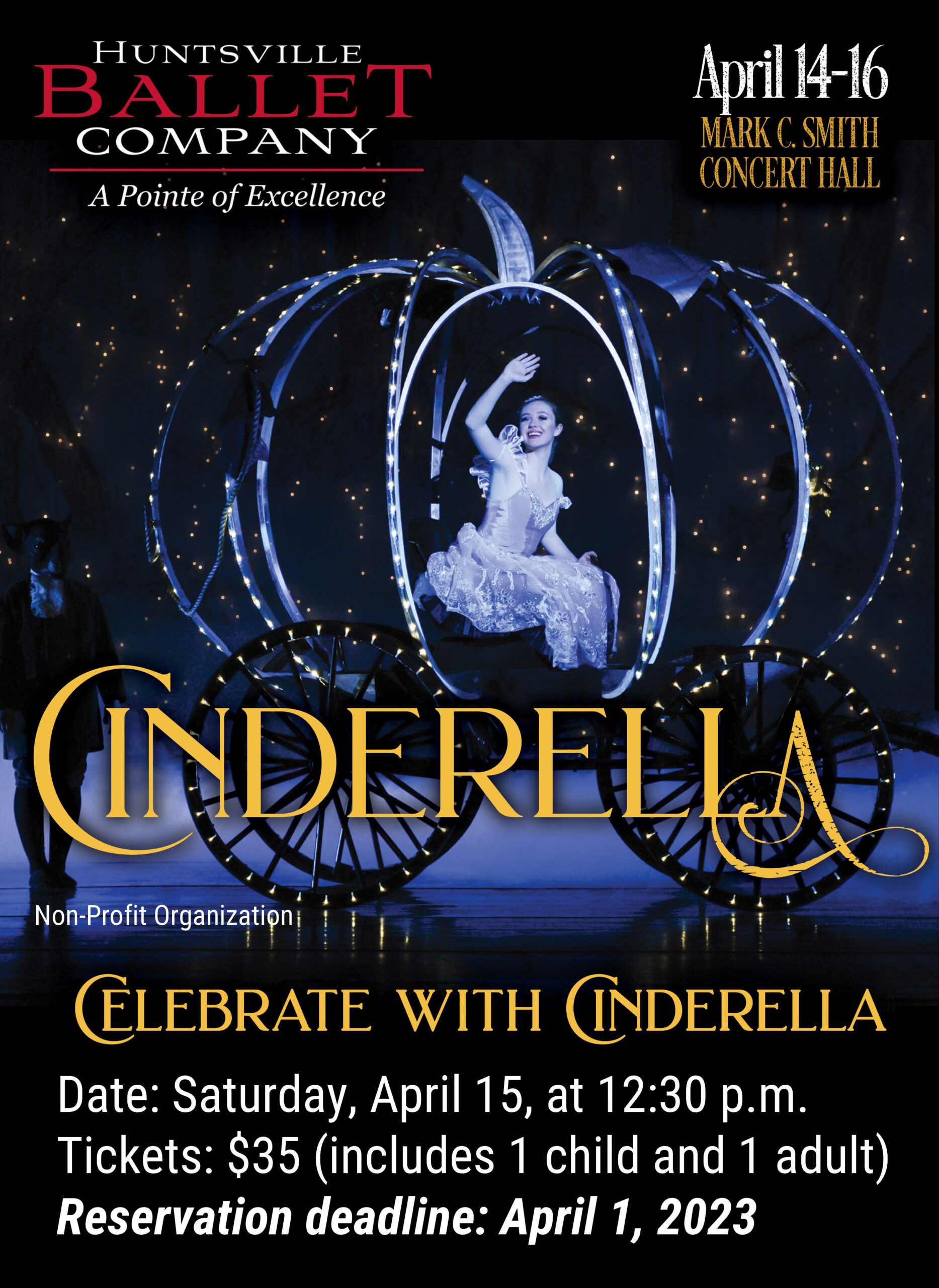 Cinderella 2023 Graphic celebration text